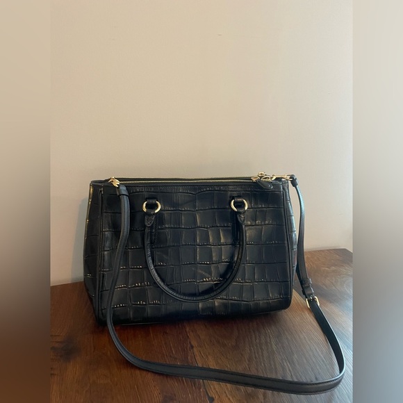 Brand New without tags Coach Black Crocodile Surrey Carryall Bag - Picture 8 of 13